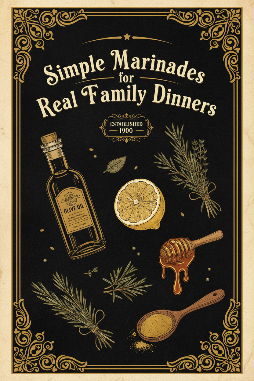 Simple Marinades for Real Family Dinners