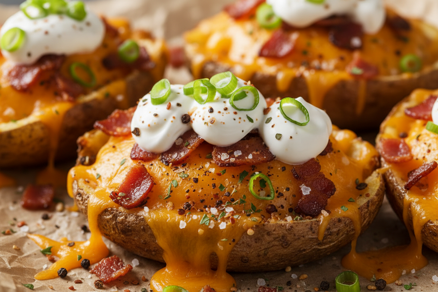 Black Forge Steakhouse Loaded Potato Skins