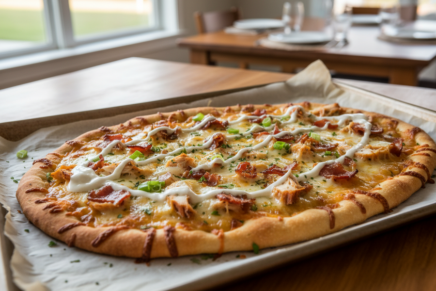 Iron Pier Smoky Maple Chicken Bacon Ranch Flatbread