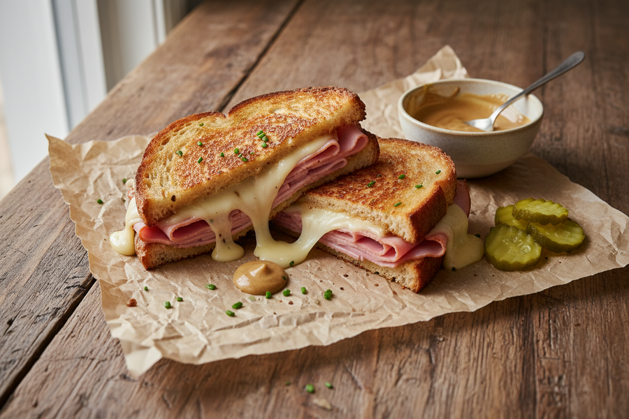 Smoky Ham & Gouda Melt with Iron Pier Aioli