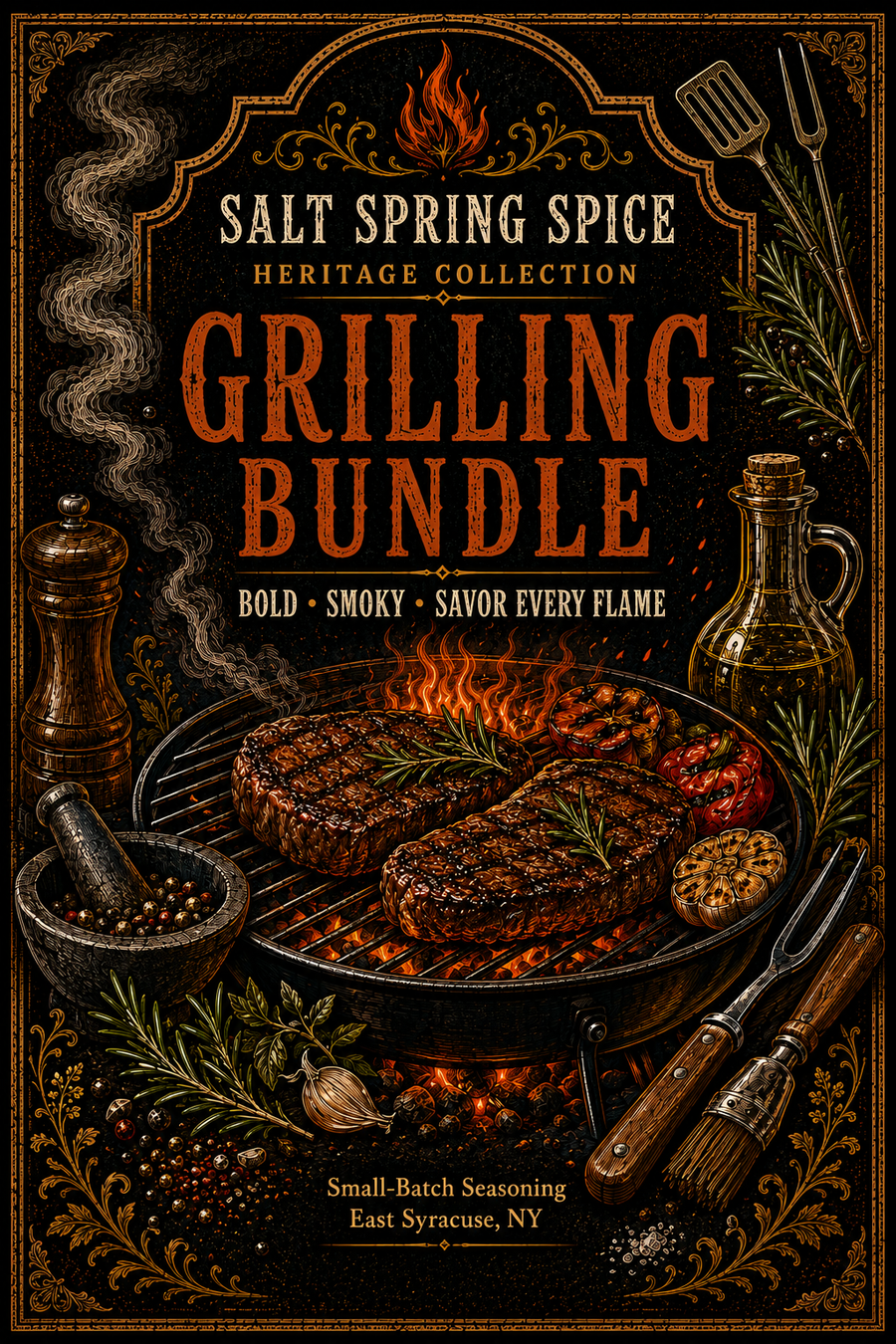 Grilling Bundle | Iron Pier No. 2 + Black Forge No. 4